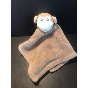 Monkey Lovey Brown Soft Fleece Embroider Buddy Personalizable 14" So Lovable!